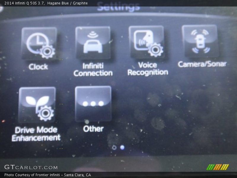 Hagane Blue / Graphite 2014 Infiniti Q 50S 3.7