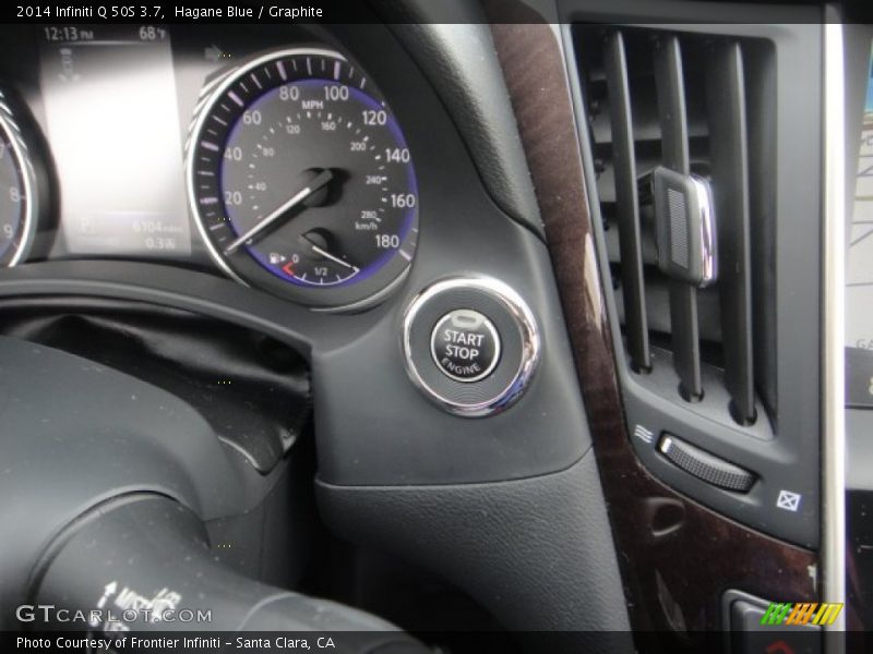 Hagane Blue / Graphite 2014 Infiniti Q 50S 3.7