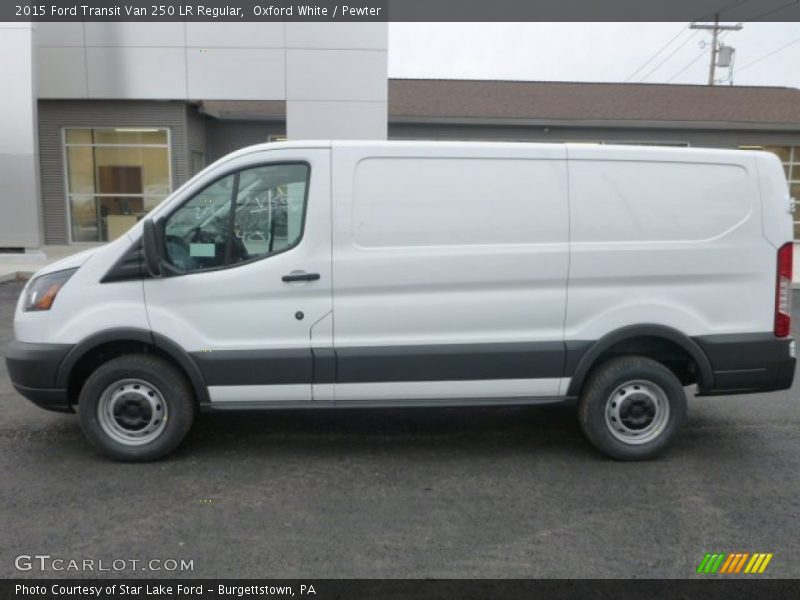 Oxford White / Pewter 2015 Ford Transit Van 250 LR Regular