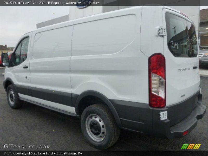 Oxford White / Pewter 2015 Ford Transit Van 250 LR Regular