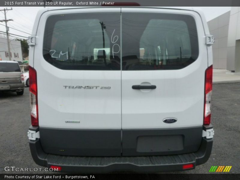 Oxford White / Pewter 2015 Ford Transit Van 250 LR Regular