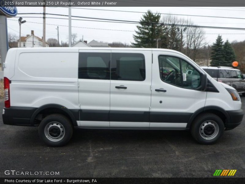 Oxford White / Pewter 2015 Ford Transit Van 250 LR Regular