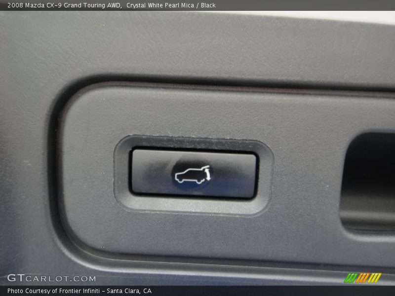 Crystal White Pearl Mica / Black 2008 Mazda CX-9 Grand Touring AWD