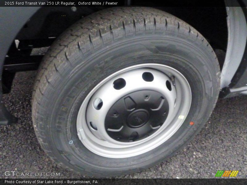 Oxford White / Pewter 2015 Ford Transit Van 250 LR Regular