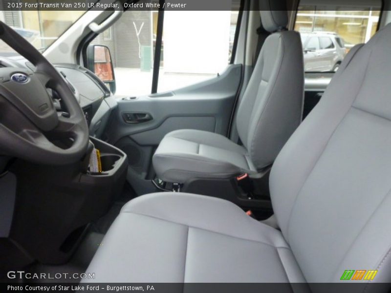 Oxford White / Pewter 2015 Ford Transit Van 250 LR Regular
