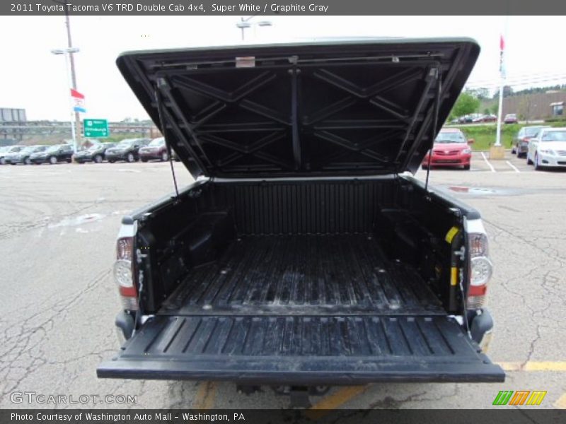 Super White / Graphite Gray 2011 Toyota Tacoma V6 TRD Double Cab 4x4