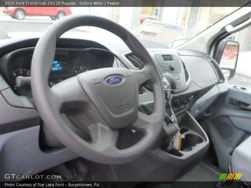 Oxford White / Pewter 2015 Ford Transit Van 250 LR Regular