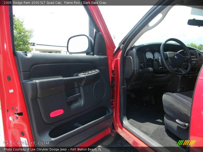 Flame Red / Dark Slate Gray 2005 Dodge Ram 1500 SLT Quad Cab