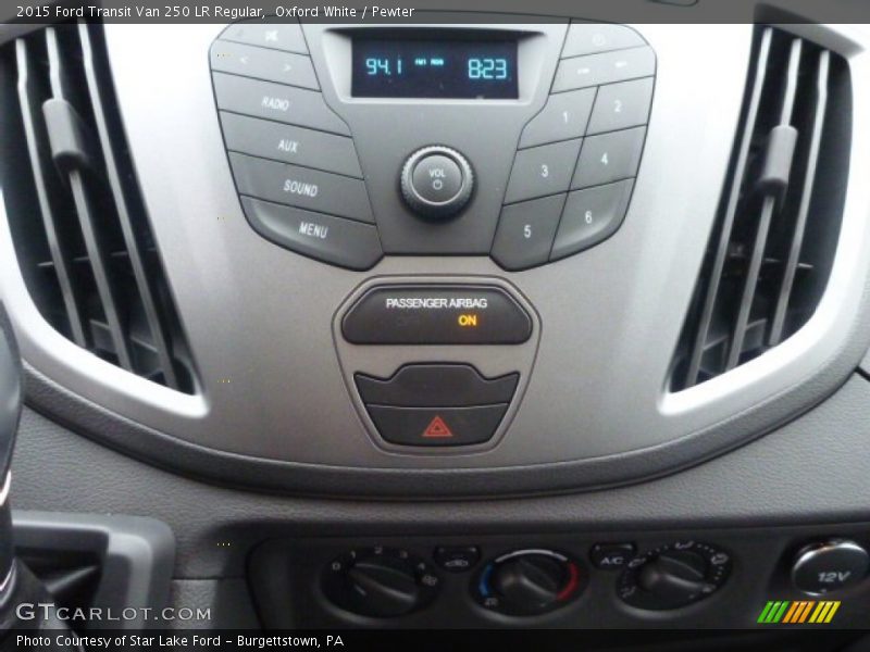 Oxford White / Pewter 2015 Ford Transit Van 250 LR Regular