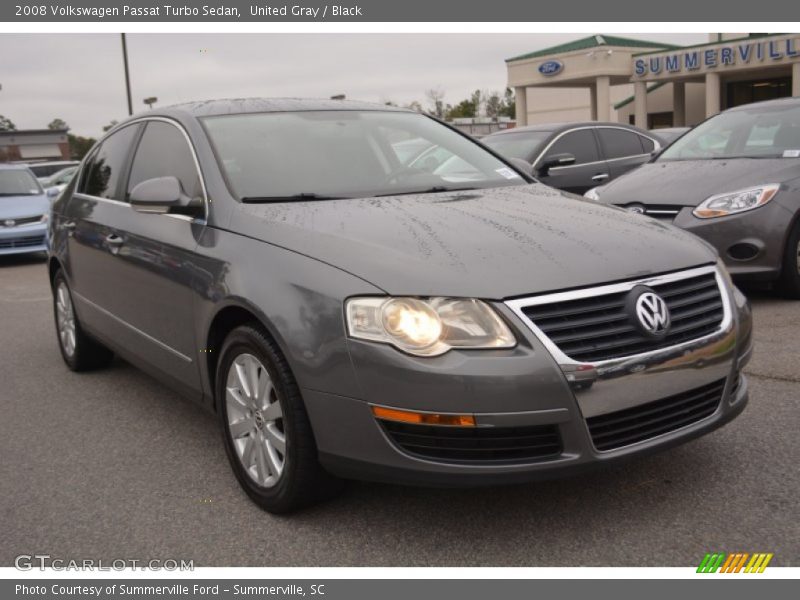 United Gray / Black 2008 Volkswagen Passat Turbo Sedan