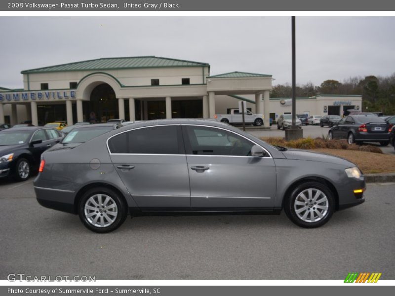 United Gray / Black 2008 Volkswagen Passat Turbo Sedan