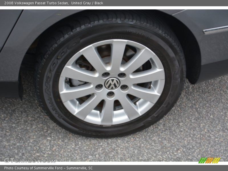 United Gray / Black 2008 Volkswagen Passat Turbo Sedan