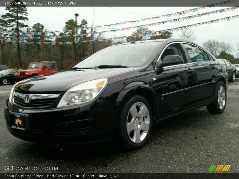 Black Onyx / Gray 2007 Saturn Aura XE