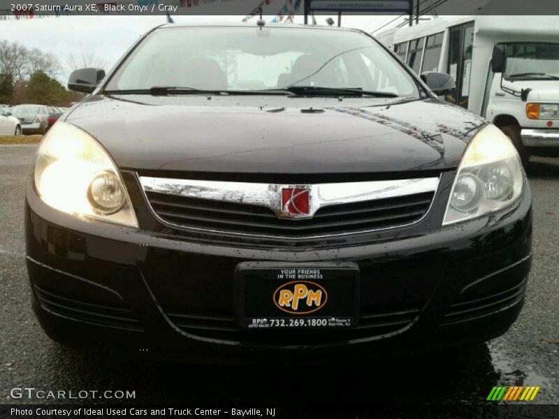 Black Onyx / Gray 2007 Saturn Aura XE