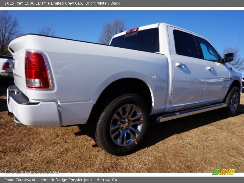 Bright White / Black 2015 Ram 1500 Laramie Limited Crew Cab