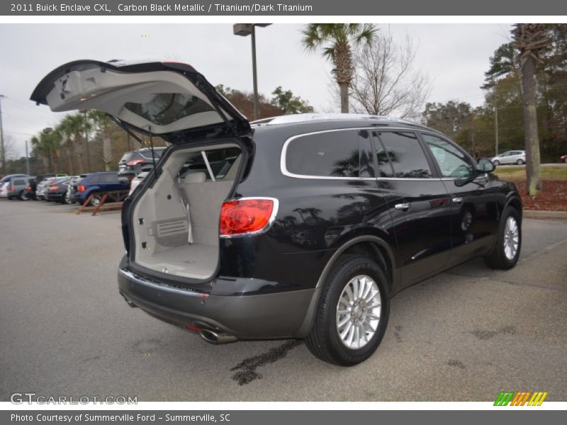 Carbon Black Metallic / Titanium/Dark Titanium 2011 Buick Enclave CXL