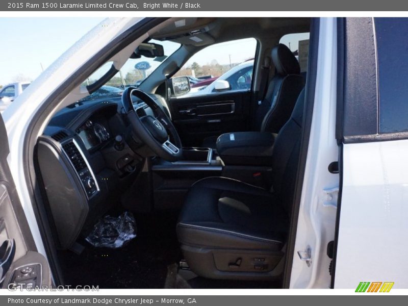 Bright White / Black 2015 Ram 1500 Laramie Limited Crew Cab