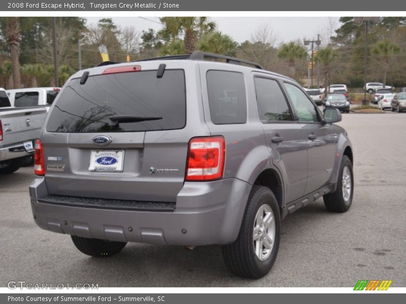 Tungsten Grey Metallic / Stone 2008 Ford Escape Hybrid