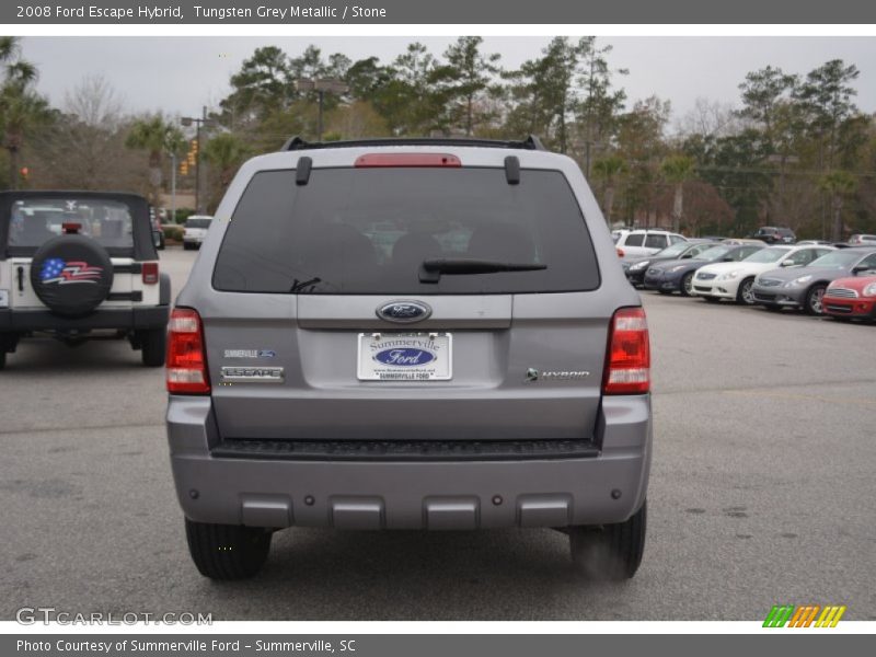 Tungsten Grey Metallic / Stone 2008 Ford Escape Hybrid