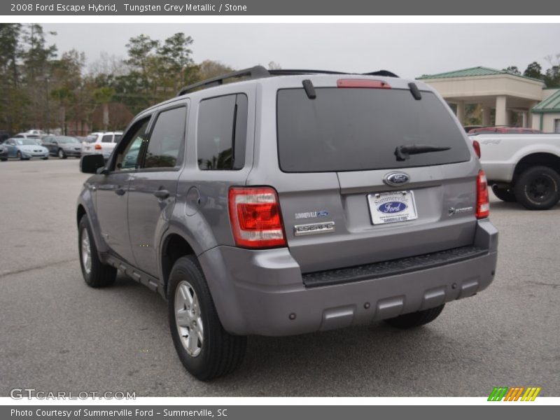 Tungsten Grey Metallic / Stone 2008 Ford Escape Hybrid