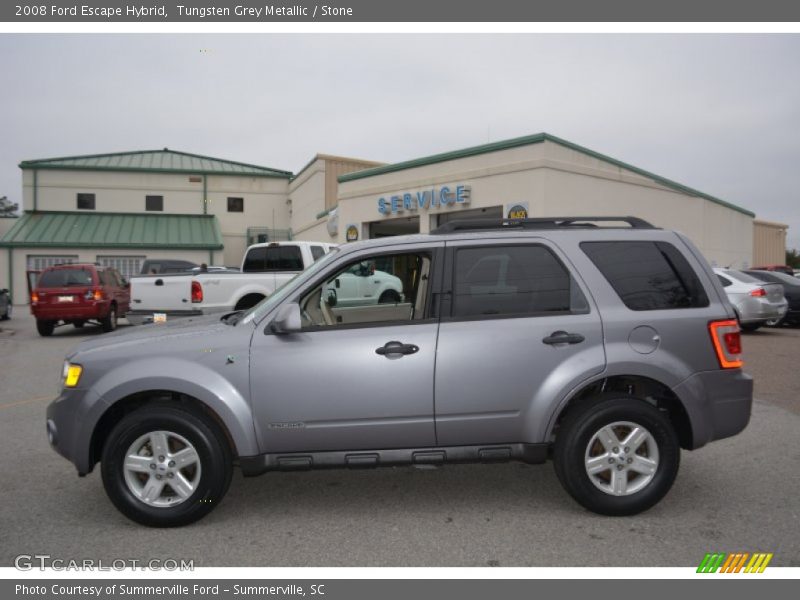 Tungsten Grey Metallic / Stone 2008 Ford Escape Hybrid