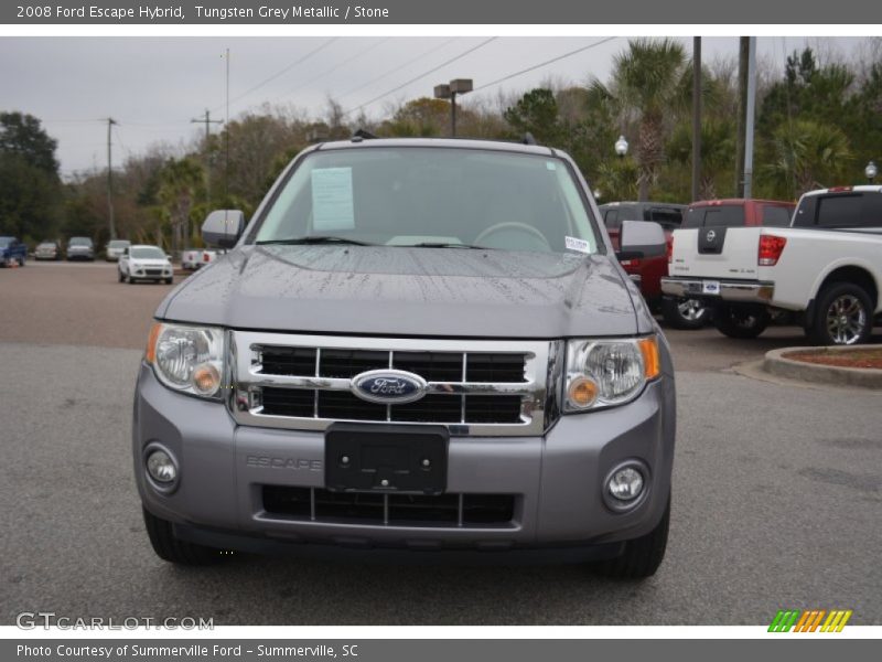 Tungsten Grey Metallic / Stone 2008 Ford Escape Hybrid