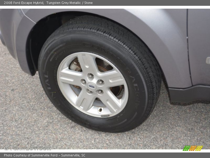 Tungsten Grey Metallic / Stone 2008 Ford Escape Hybrid