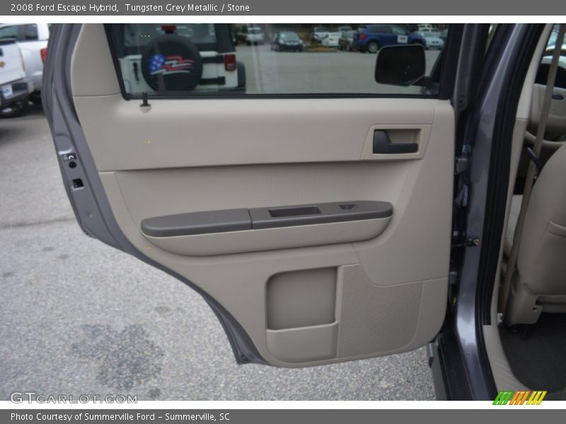 Tungsten Grey Metallic / Stone 2008 Ford Escape Hybrid