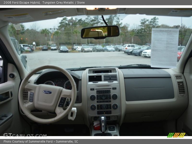 Tungsten Grey Metallic / Stone 2008 Ford Escape Hybrid