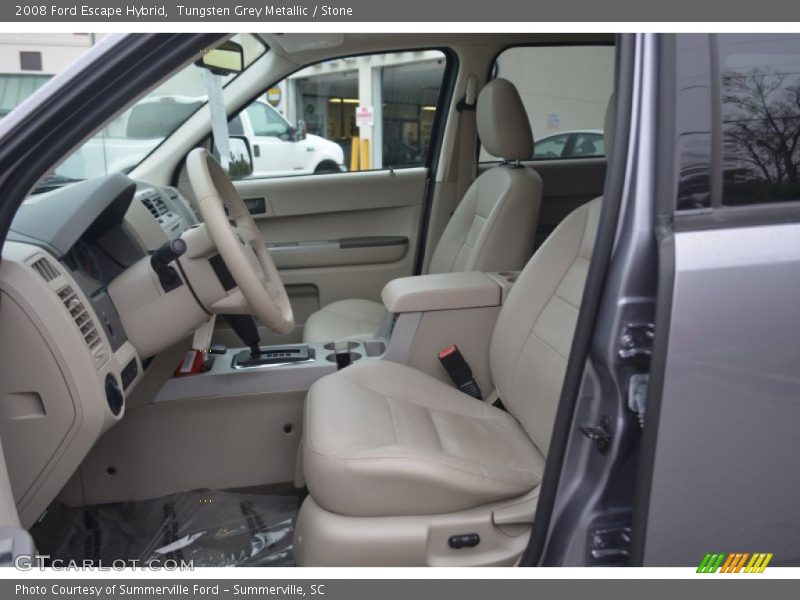 Tungsten Grey Metallic / Stone 2008 Ford Escape Hybrid