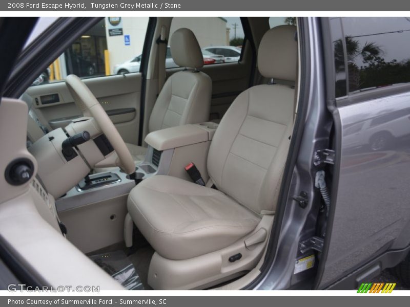 Tungsten Grey Metallic / Stone 2008 Ford Escape Hybrid