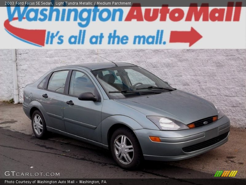 Light Tundra Metallic / Medium Parchment 2003 Ford Focus SE Sedan