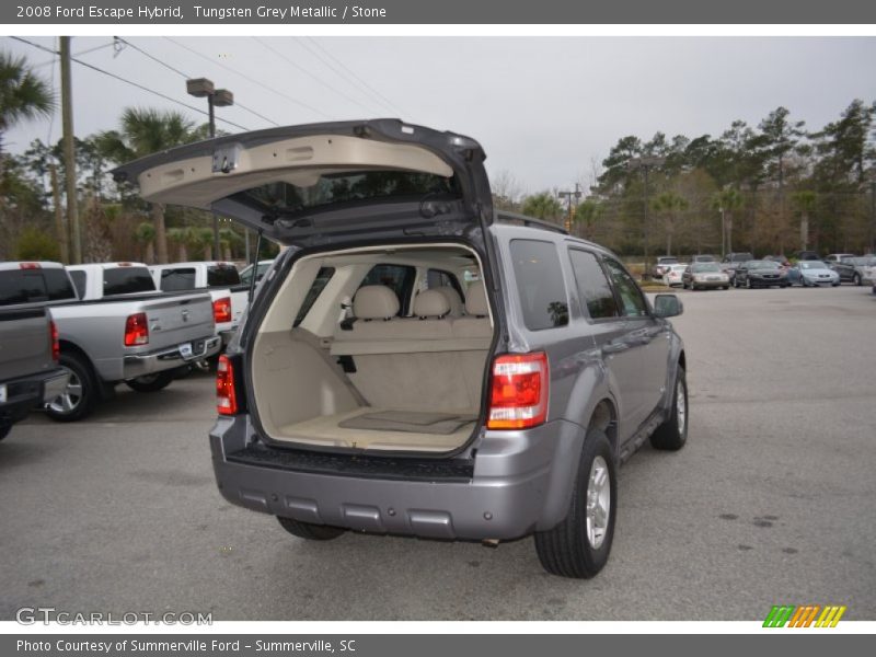 Tungsten Grey Metallic / Stone 2008 Ford Escape Hybrid