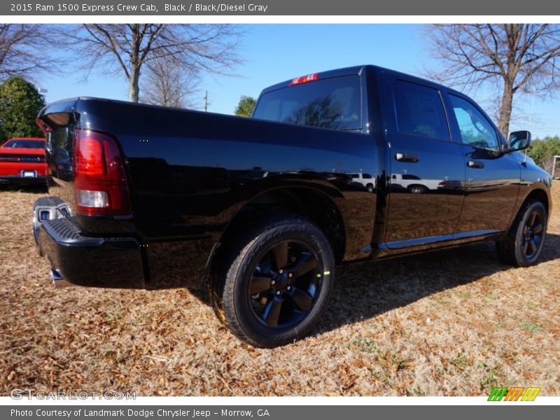 Black / Black/Diesel Gray 2015 Ram 1500 Express Crew Cab