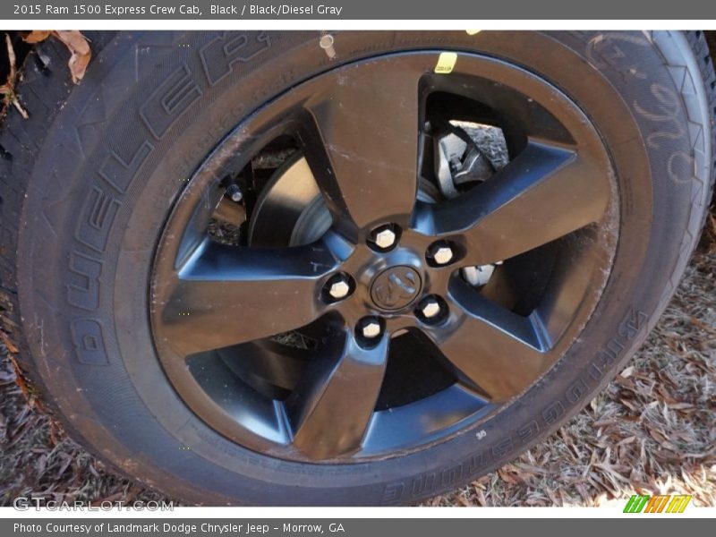 Black / Black/Diesel Gray 2015 Ram 1500 Express Crew Cab