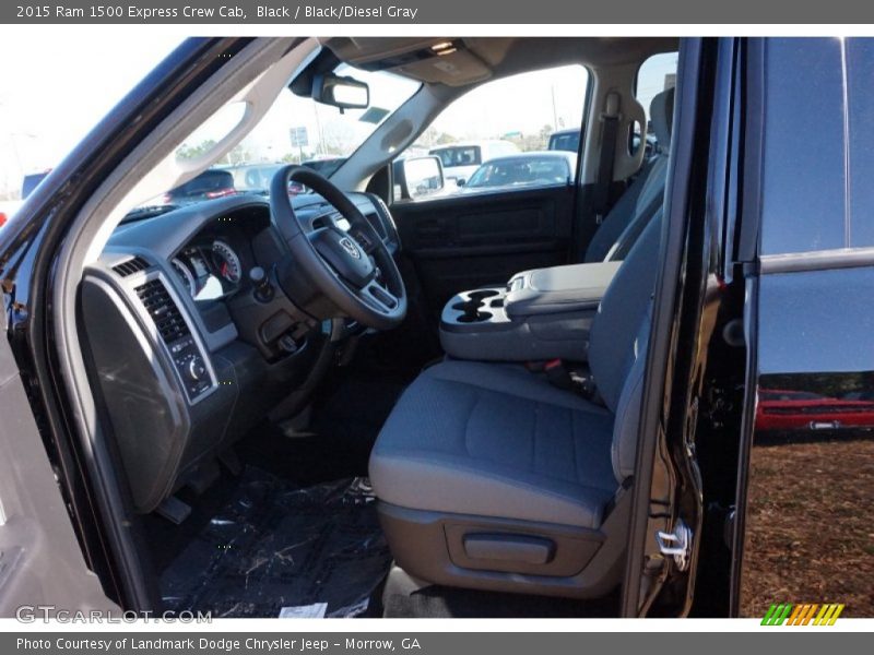 Black / Black/Diesel Gray 2015 Ram 1500 Express Crew Cab