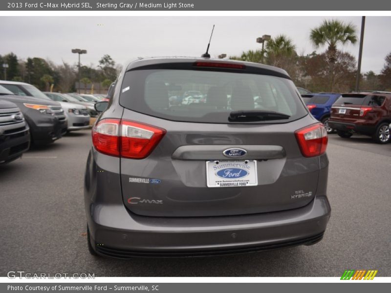 Sterling Gray / Medium Light Stone 2013 Ford C-Max Hybrid SEL