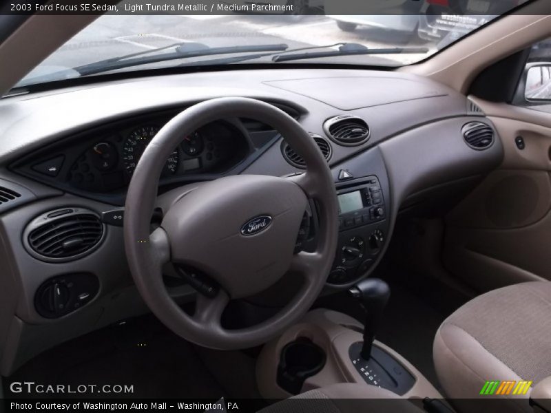 Light Tundra Metallic / Medium Parchment 2003 Ford Focus SE Sedan