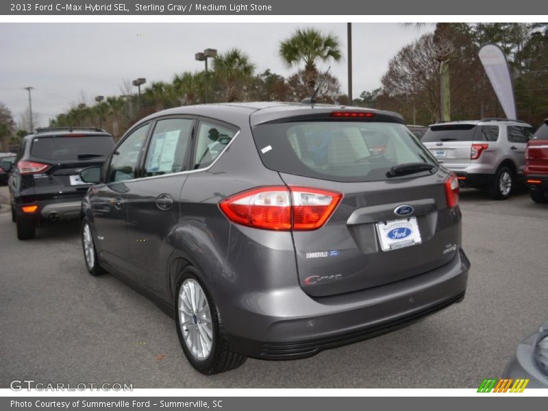 Sterling Gray / Medium Light Stone 2013 Ford C-Max Hybrid SEL