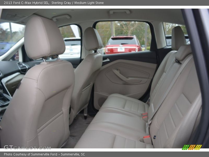 Sterling Gray / Medium Light Stone 2013 Ford C-Max Hybrid SEL