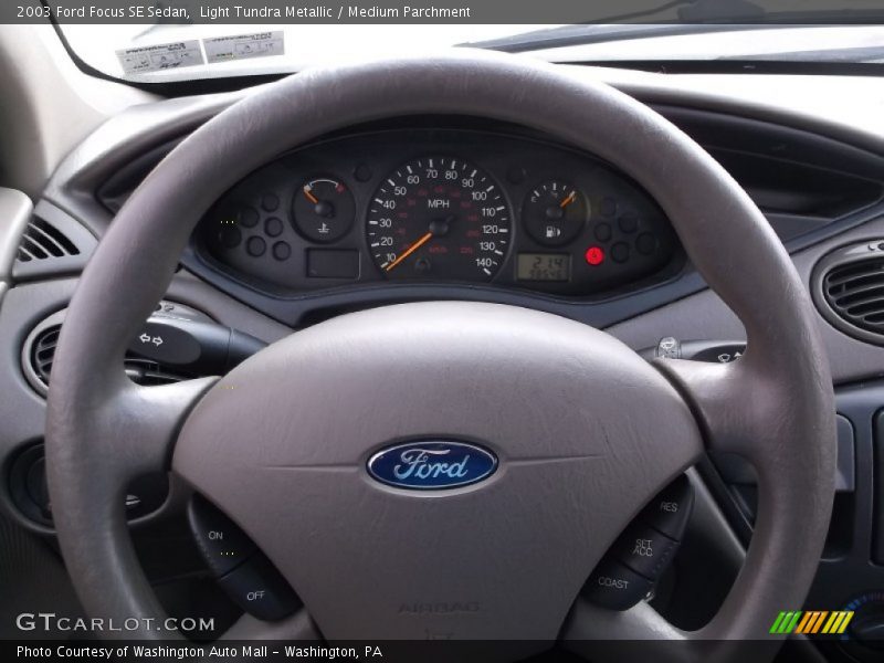 Light Tundra Metallic / Medium Parchment 2003 Ford Focus SE Sedan