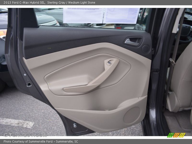Sterling Gray / Medium Light Stone 2013 Ford C-Max Hybrid SEL