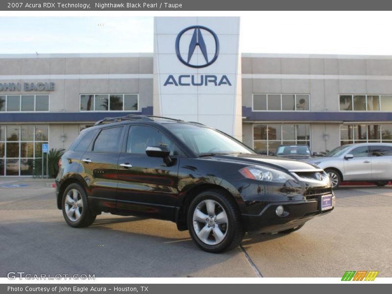Nighthawk Black Pearl / Taupe 2007 Acura RDX Technology
