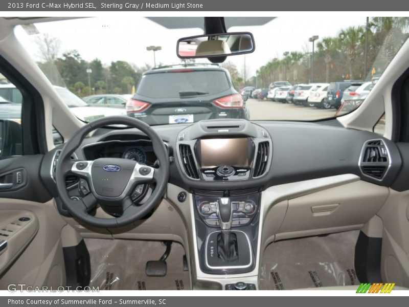 Sterling Gray / Medium Light Stone 2013 Ford C-Max Hybrid SEL