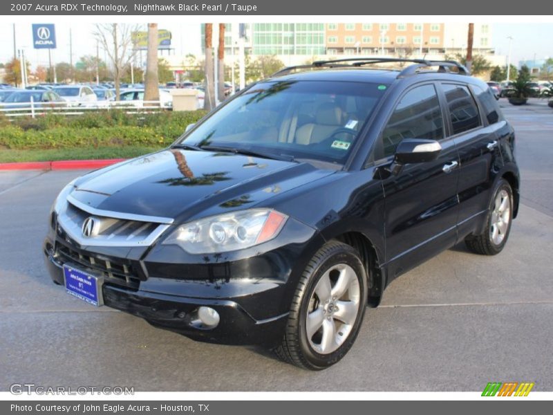 Nighthawk Black Pearl / Taupe 2007 Acura RDX Technology