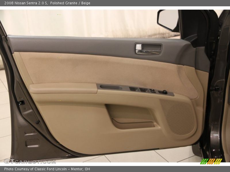 Polished Granite / Beige 2008 Nissan Sentra 2.0 S