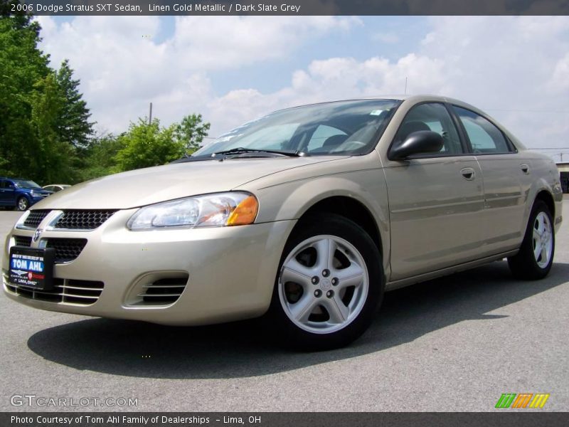 Linen Gold Metallic / Dark Slate Grey 2006 Dodge Stratus SXT Sedan