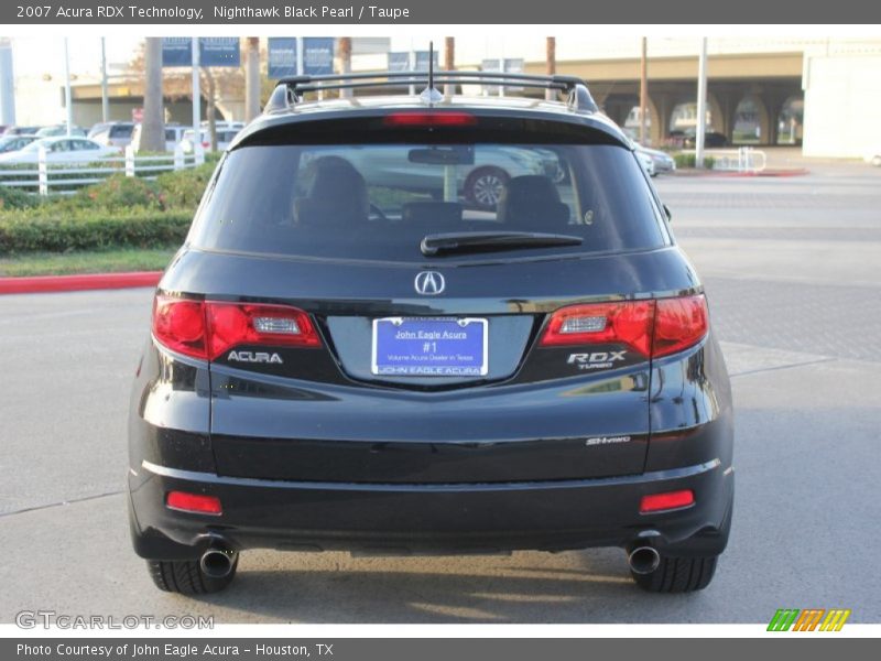 Nighthawk Black Pearl / Taupe 2007 Acura RDX Technology
