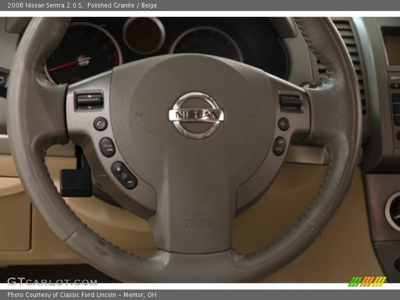 Polished Granite / Beige 2008 Nissan Sentra 2.0 S