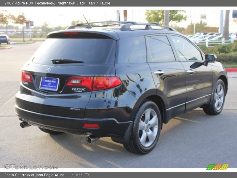 Nighthawk Black Pearl / Taupe 2007 Acura RDX Technology